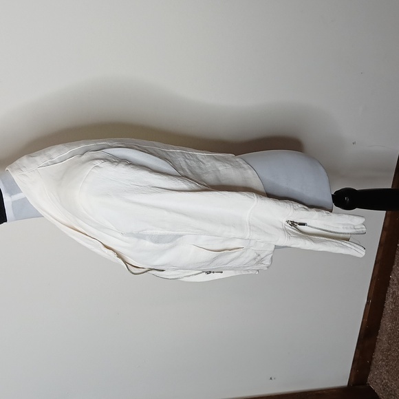 BlankNYC white double zip mesh jacket size small - Picture 3 of 15